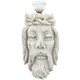 2 1/2" JESUS CHRIST GENUINE DEER ANTLER 925 STERLING SILVER pendant