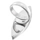 1 5/16" Cool Fossil Coral 925 Sterling Silver Sz 8 Ring