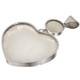 2 5/8" HEART DRUZY DRUSY MABE PEARL 925 STERLING SILVER pendant