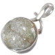 1 1/16" Agate Druzy Drusy 925 Sterling Silver Pendant