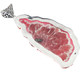 BOLD STATEMENT PIECE 4 3/8" RHODOCHROSITE STALACTITE SLICE 925 SILVER pendant