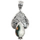 Sale! 1 5/16" Ocean Jasper 925 Sterling Silver Pendant