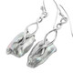 1 3/16" BAROQUE BIWA FRESHWATER PEARL 925 STERLING SILVER DROP earrings