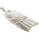 2 5/8" HANDCARVED EAGLE GENUINE DEER ANTLER 925 STERLING SILVER pendant