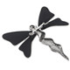 3 1/2" PAUA ABALONE SHELL BUTTERFLY ANGEL 925 STERLING SILVER BROOCH pendant