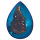 US-MADE 1 1/8" COBALT BLUE TITANIUM  DRUZY DRUSY 30X20MM cabochon
