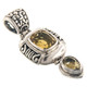 2" Exquisite 7ct Lemon Quartz 925 Sterling Silver Pendant