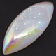 US-MADE 1 5/8" OPAL TITANIUM  DRUZY DRUSY 40x15MM 28.5CT cabochon
