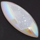 US-MADE 1 5/8" OPAL TITANIUM  DRUZY DRUSY 40x15MM 28.5CT cabochon