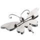 2 3/4" PAUA ABALONE SHELL BUTTERFLY 925 STERLING SILVER brooch AND pendant