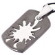925 Silver Mens Gold Gunmetal Black Plated Sterling Necklace, 1 1/4"