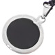 925 Silver Mens Gold Rhodium Plated Sterling Pendant, 1 1/2"