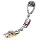 925 Silver Tourmaline Citrine Sterling Pendant, 1 3/8"