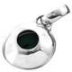 925 Silver Handmade Genuine Turquoise Sterling Pendant, 1 1/4"