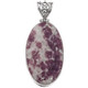 925 Silver Brazilian Amethyst In Matrix Handmade Sterling Pendant, 2 1/8"