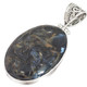 925 Silver South Africa Pietersite Handmade Sterling Pendant, 1 5/8"
