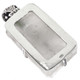 925 Silver Green Tourmaline Rutile In White Quartz  Sterling Pendant, 2 1/8"