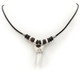 Huge Genuine Mako Shark Tooth Teeth Pendant Leather Necklace, 1 5/8"