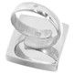 925 Silver Square Paua Abalone Shell Sterling Us 9 Ring, 7/8"