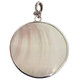 Round Genuine Nautilus Shell Sterling Silver Pendant, 1 5/8"