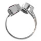 925 Silver Amethyst Trillion Australian Blue Opal Freshwater Pearl Ring (6,7,8)