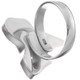925 Silver Cool Otodus Shark Tooth Fossil Sterling Adj Us 7 Ring, 1"