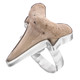 925 Silver Cool Otodus Shark Tooth Fossil Sterling Adj Us 7 Ring, 1"