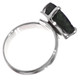925 Silver Sparkling Mexican Natural Tabasco Geode Druzy Half Sterling Us 8 Ring