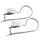 Dainty Teardrop Pear Natural Australian Opal 925 Sterling Silver Fish-hook  Earrings, 3/8"