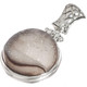 925 Silver Natural Agate Druzy Drusy Sterling Pendant, 1 3/16"