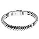 8mm Wide Snake Chain Bali Handmade 925 Sterling Silver Bracelet, 7-9"