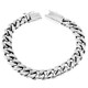10mm Mens Cuban Curb Chain 925 Sterling Silver Bracelet Bali Handmade, 7-9.5"