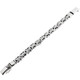 12mm Mens Oval Byzantine Chain Handmade 925 Sterling Silver Bracelet, 7.5-10"