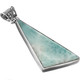 925 Silver {l^j} Freeform Turquoise Larimar Sterling Pendant