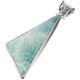 925 Silver {l^j} Freeform Turquoise Larimar Sterling Pendant