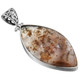 925 Sterling Silver Dendrite Agate Sterling Pendant, 2 1/8"