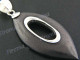 1 5/8" 925 Silver Sono Wood Pendant