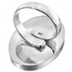 925 Silver Large Crinoid Fossil Sterling Adj Sz 9 Ring, 1 1/4"