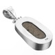 925 Silver Rare Petalodont Shark Fossil In Matrix Sterling Pendant