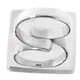 925 Silver Square Paua Abalone Shell Sterling Us 6 Ring, 1"