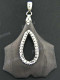2 5/8" 925 Silver Wood Pendant