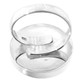 925 Silver Colorful Paua Abalone Shell Sterling Adj Sz 9 Ring, 1"