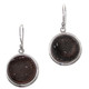 925 Silver Natural Druzy Drusy Gems Sterling Earrings, 11/16"