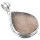 925 Silver Natural Druzy Drusy Sterling Pendant, 1 3/8"