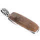 925 Silver Genuine Fossil Coral Sterling Pendant, 2 3/8"