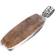 925 Silver Genuine Fossil Coral Sterling Pendant, 2 3/8"
