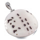 925 Sterling Silver Dotted Cone Shell Sterling Pendant, 2"