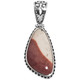 925 Silver Hand Made Mookite Jasper Sterling Pendant, 1 7/16"
