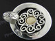 2" 925 Silver White Mabe Pendant