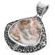 925 Silver Artfull Handmade Ocean Jasper Sterling Pendant, 1 9/16"
